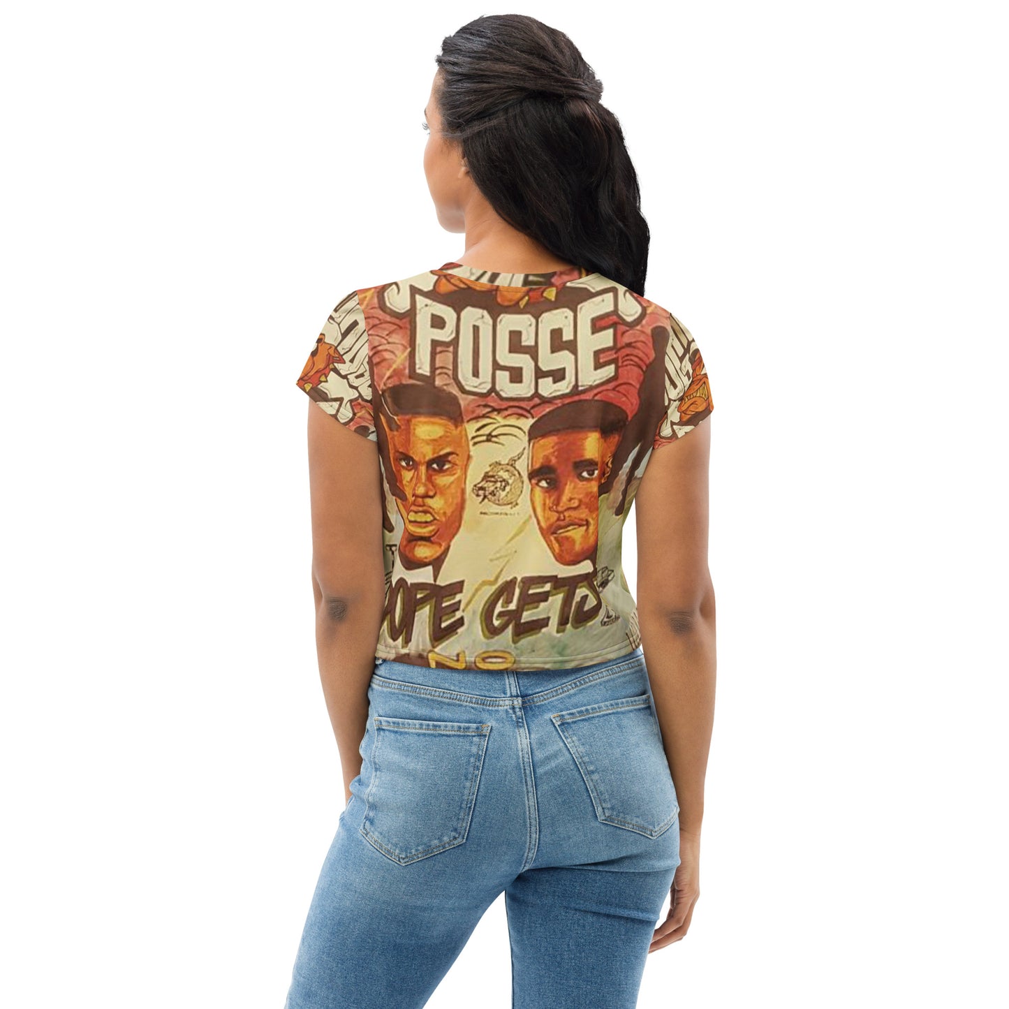 OG Dog House Posse All-Over Print Crop Tee