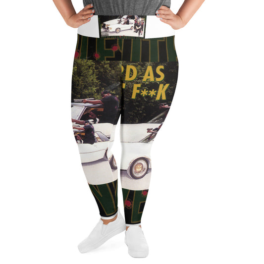 OG Hard As Tha Fk All-Over Print Plus Size Leggings