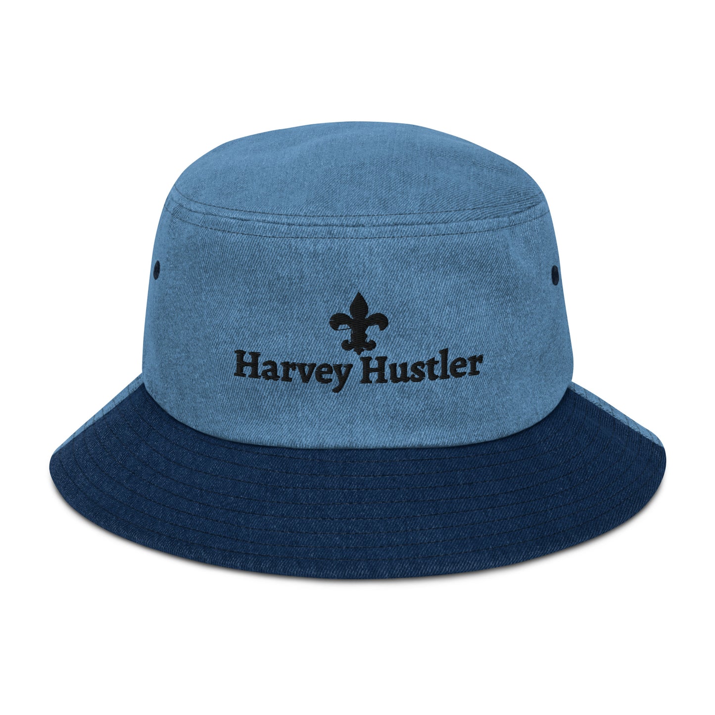 Harvey Hustler Denim bucket hat