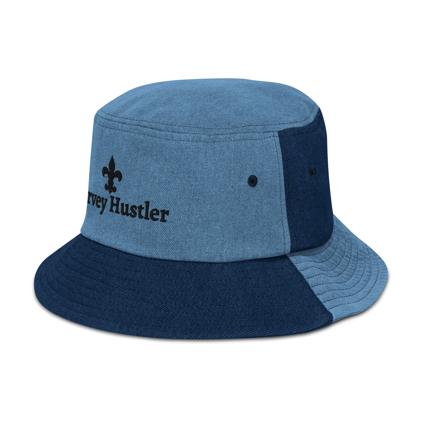 Harvey Hustler Denim bucket hat