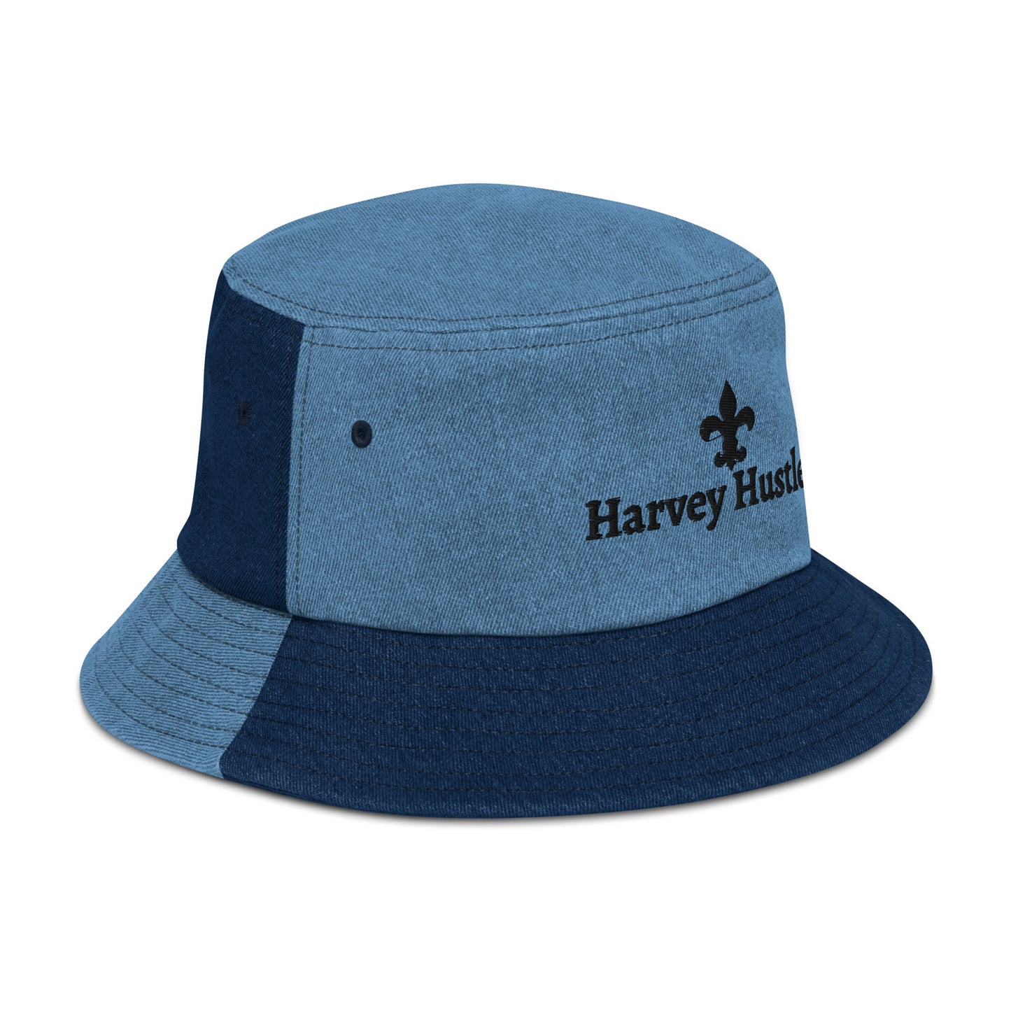 Harvey Hustler Denim bucket hat