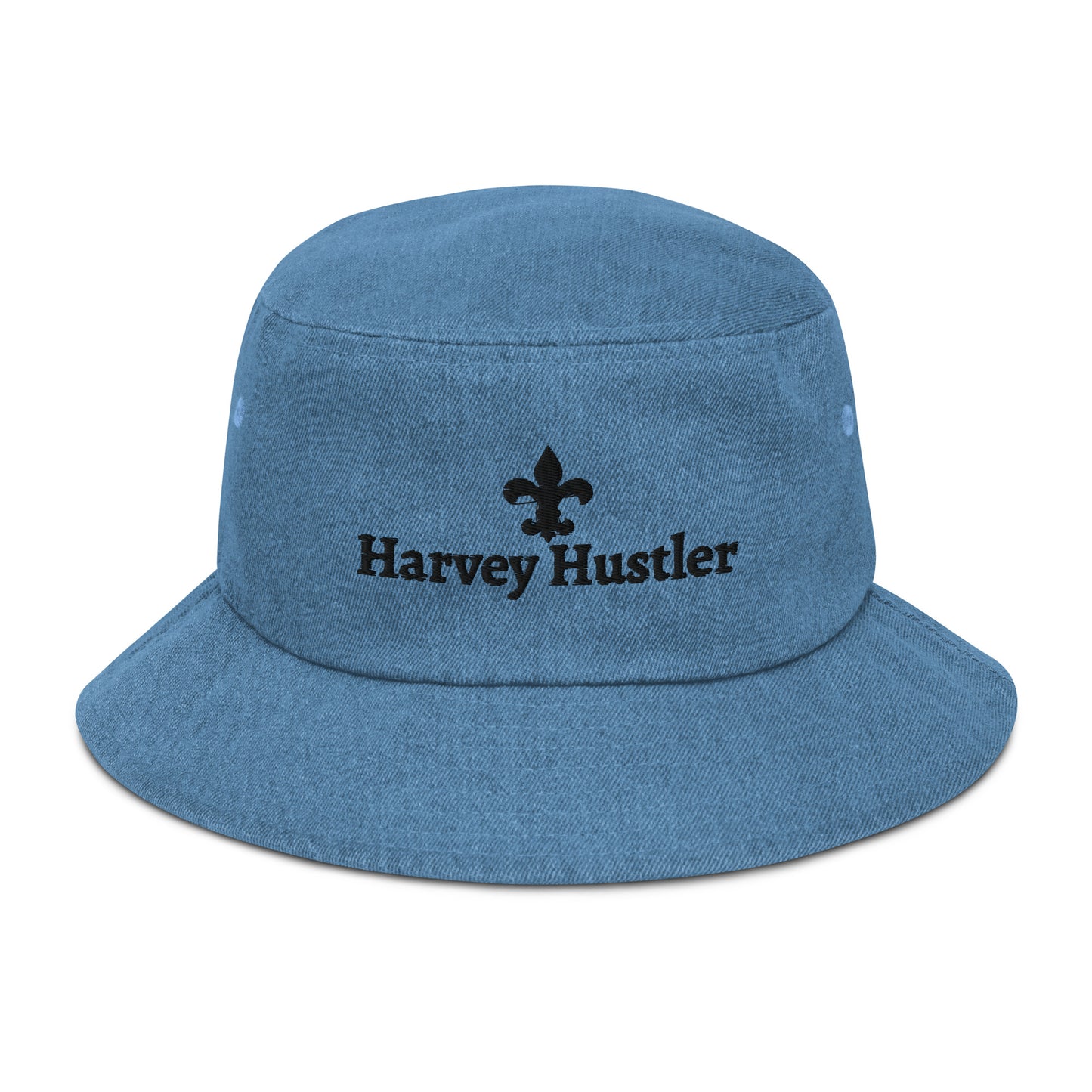 Harvey Hustler Denim bucket hat