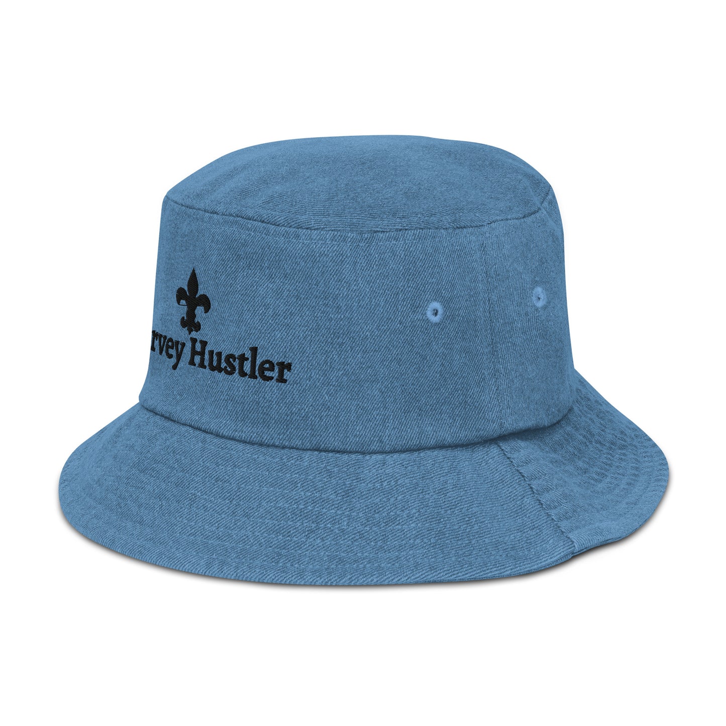 Harvey Hustler Denim bucket hat