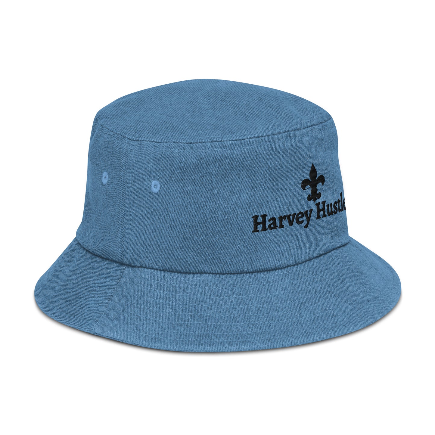 Harvey Hustler Denim bucket hat