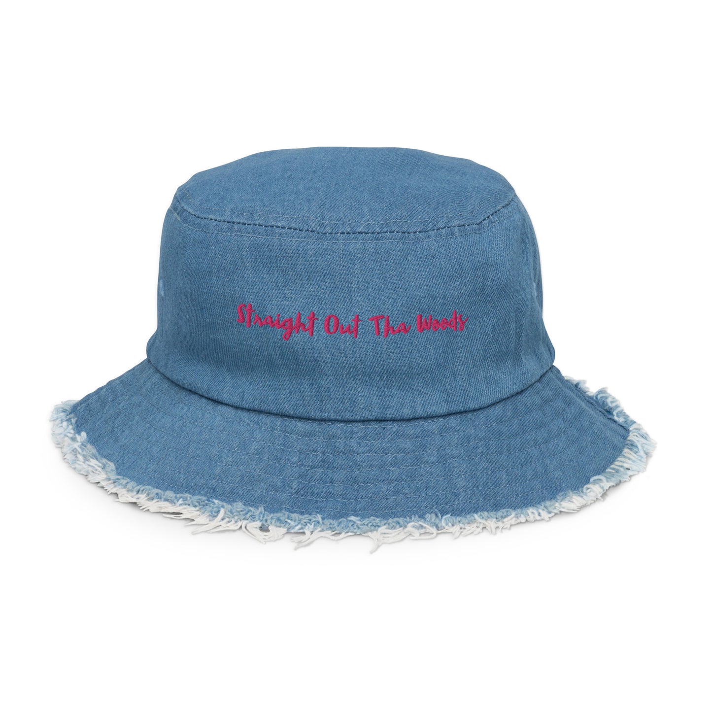 Straight Out Tha Woods Denim bucket hat