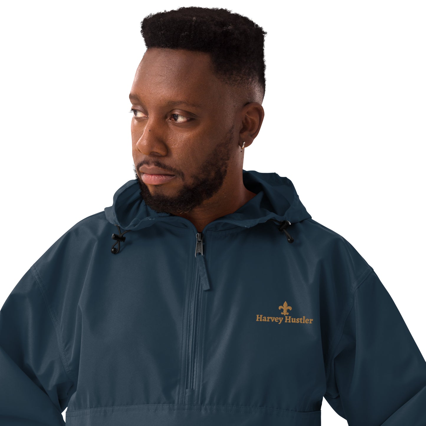 Harvey Hustler Embroidered Champion Packable Jacket