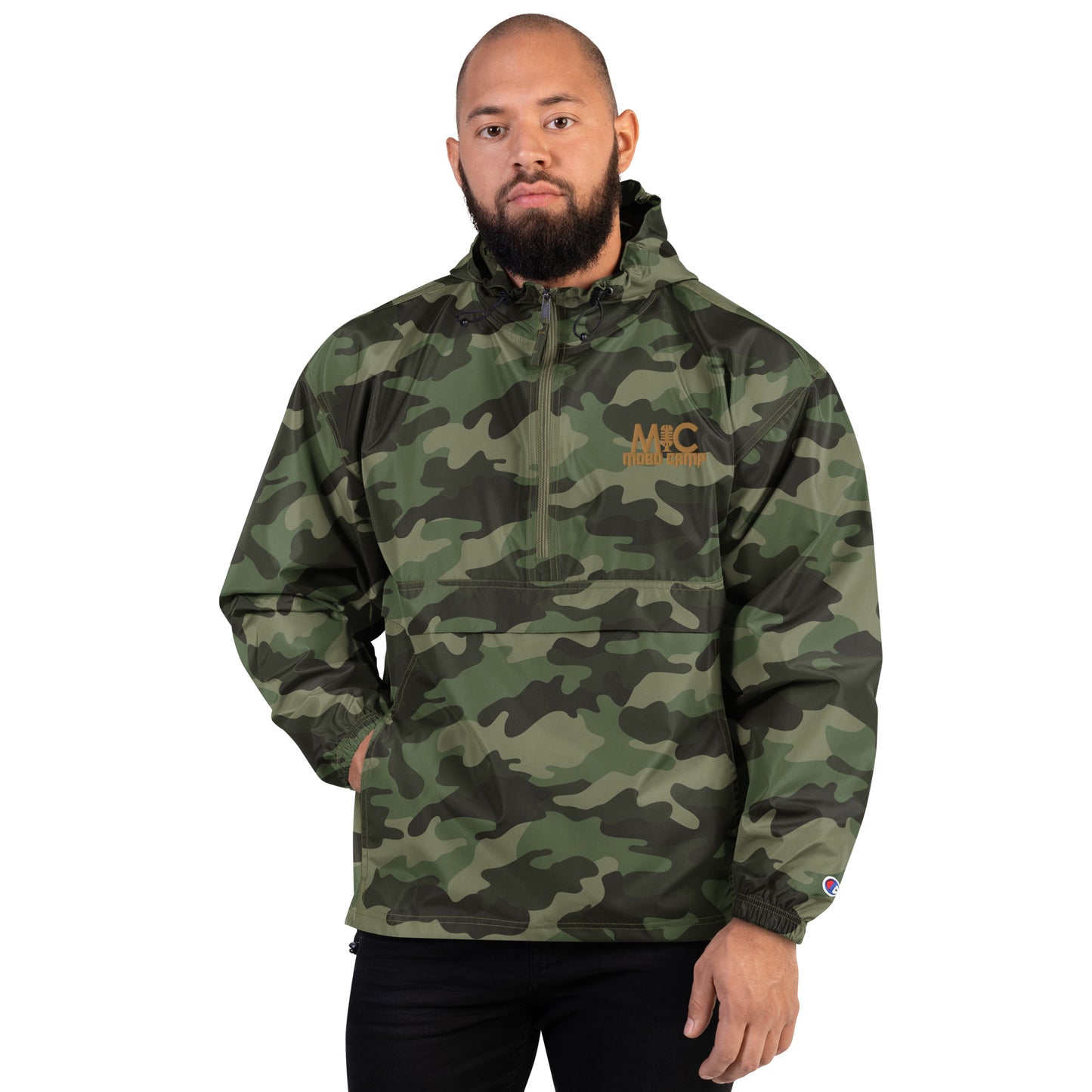 Mobo Camp Classic Embroidered Champion Packable Jacket