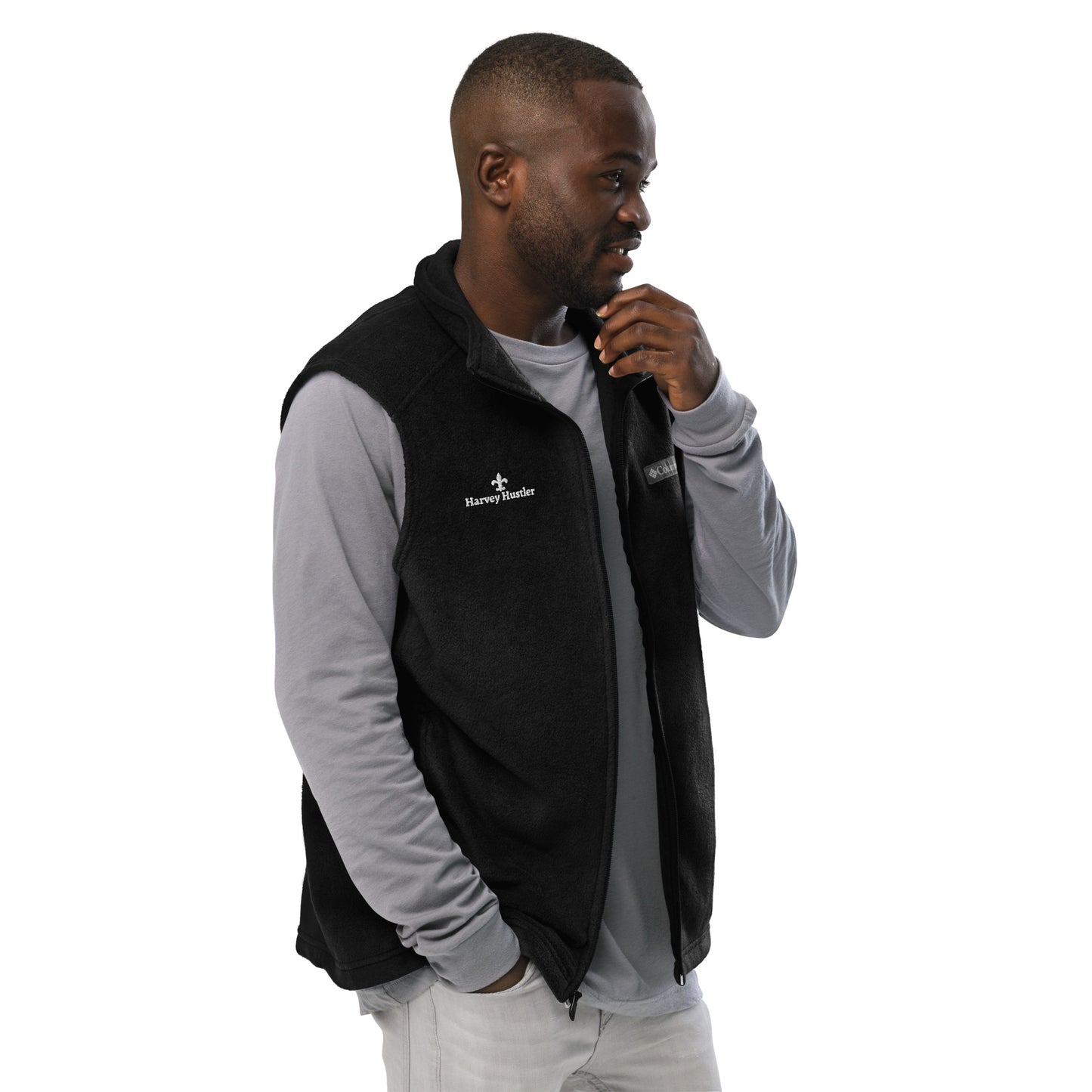 Harvey Hustler Men’s Columbia fleece vest