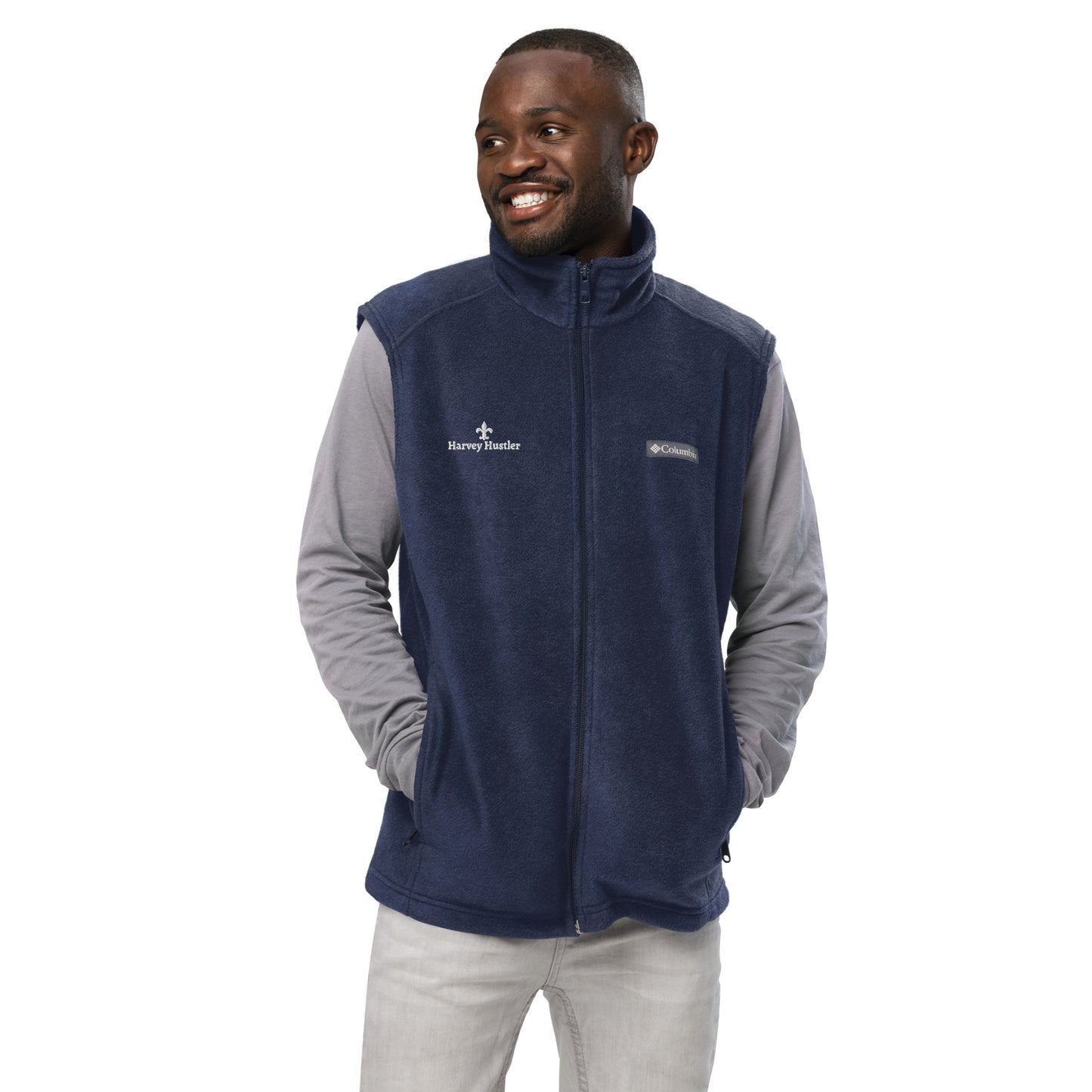 Harvey Hustler Men’s Columbia fleece vest