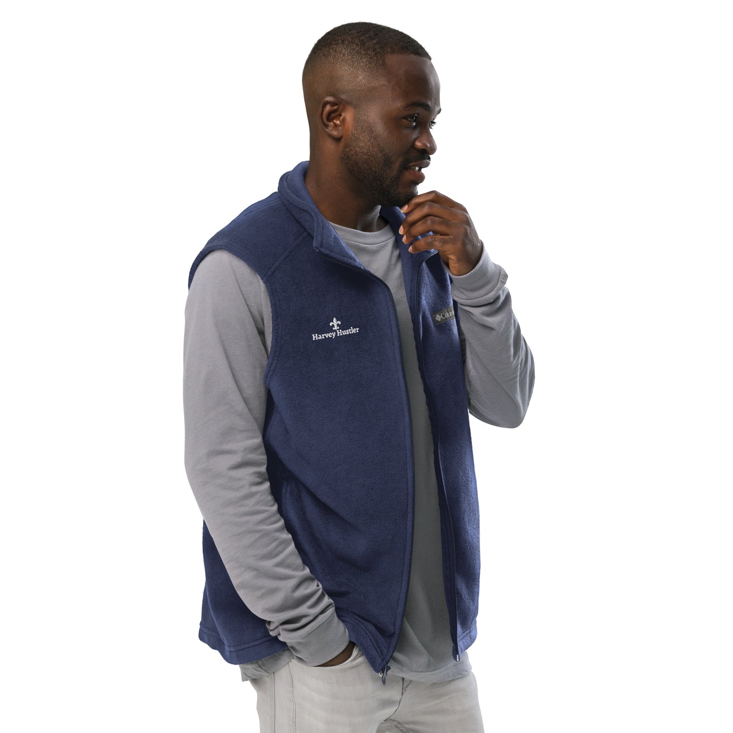 Harvey Hustler Men’s Columbia fleece vest