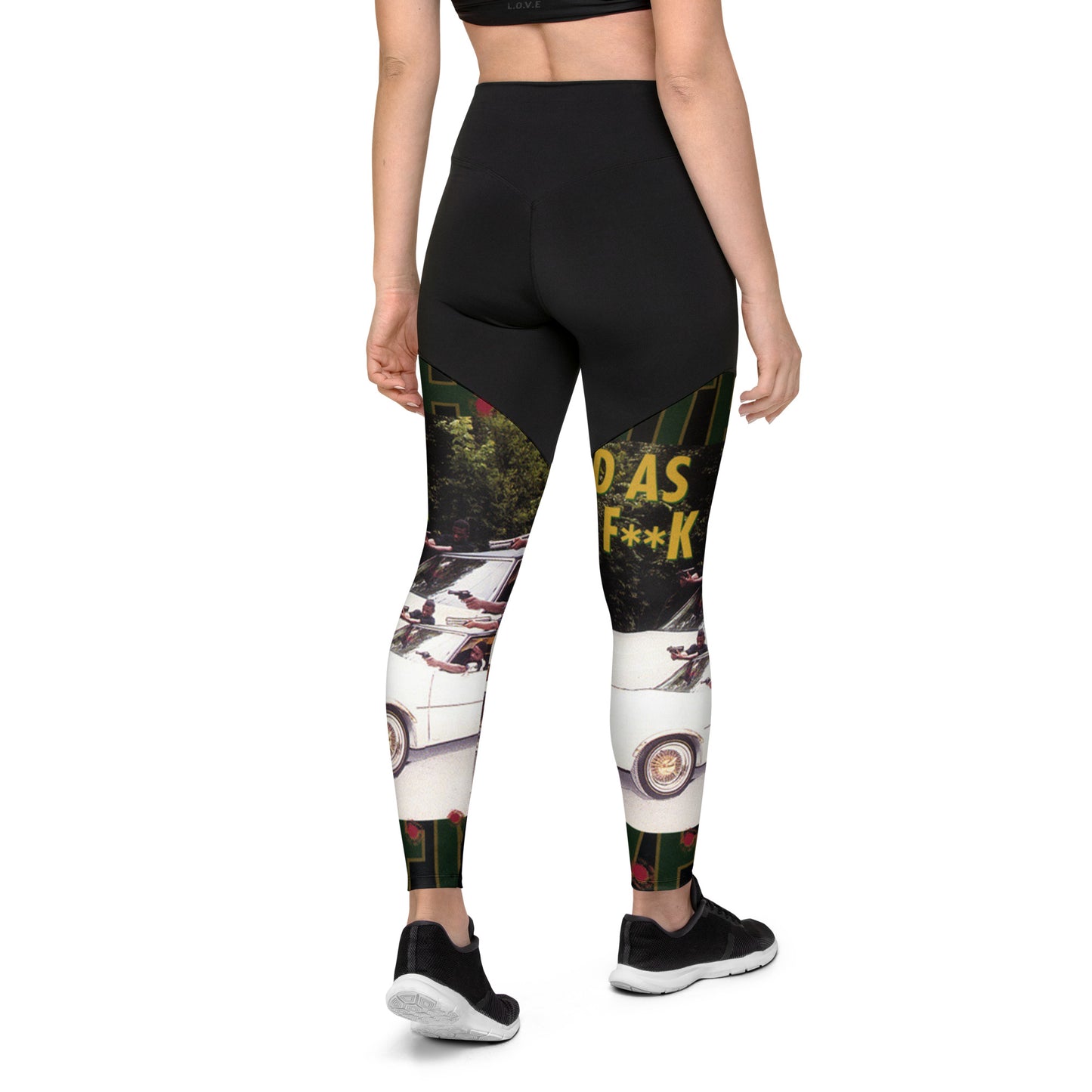 OG Hard As Tha Fk Sports Leggings