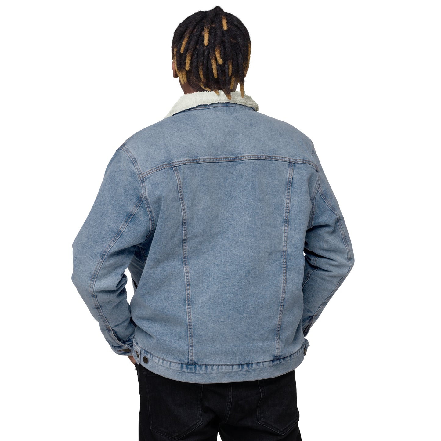 Mobo Camp Unisex Denim Sherpa Jacket