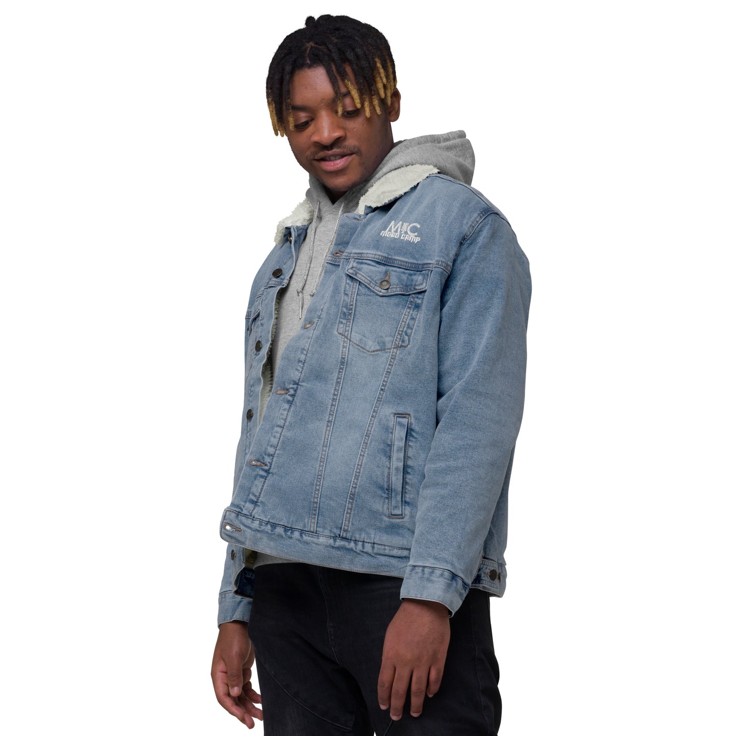 Mobo Camp Unisex Denim Sherpa Jacket